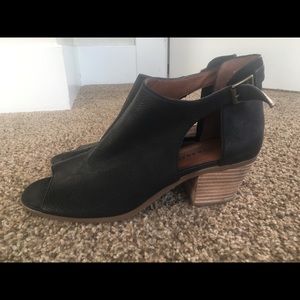 Lucky Brand open toe booties